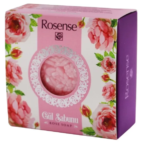 Turkish Natural Care Soap with Real Rose Leaves – Rosense - Image 2